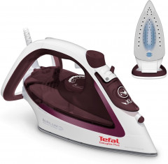 Tefal Tefal Dampfbugeleisen Easygliss, Automatische Abschaltung, Anti-Kalk, 2400 W, Vertikale Dampffunktion, Kratzfeste Bugelsohle, Dampfstoss 190 g/min weiss-violett Паровой утюг Tefal Easygliss, автоматическое отключение, защита от известкового налета, 