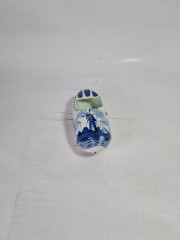 Фигурка винтажная &quot;Башмачок&quot;, дельфтский фарфор Delft Blue Holland, 5,5 x 12,5 x 6 см, Голландия, 1960-70гг.