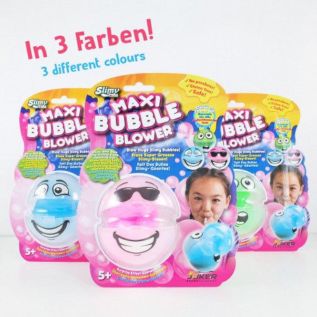 Slimy SLIMY® Maxi Bubble mit Bubble-Blower SLIMY® Maxi Bubble с устройством для выдувания пузырей