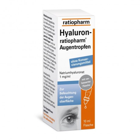 ratiopharm Hyaluron-ratiopharm Augentropfen Глазные капли Гиалурон Ратиофарм