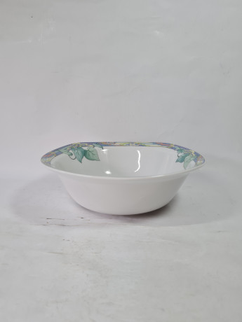 Миска сервировочная винтажная Winterling Kirchenlamitz / Maja с декором в пастельных тонах, фарфор, 21.5 см, Германия, 1960-70гг.