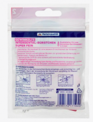 DONTODENT  Interdentalbursten gewinkelt rosa 0,4 mm ISO 2, 28 St Межзубные ёршики extra fein 2-3 mm, 28 шт