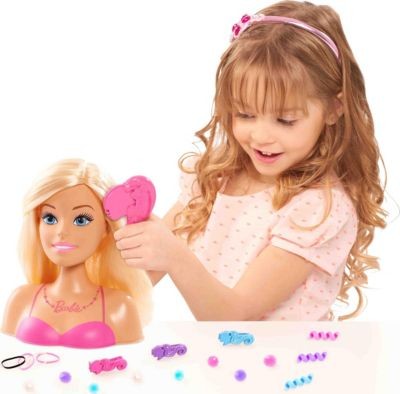Just Play Barbie Small Blonde Styling Head Барби, маленькая блондинка, укладывающая голову