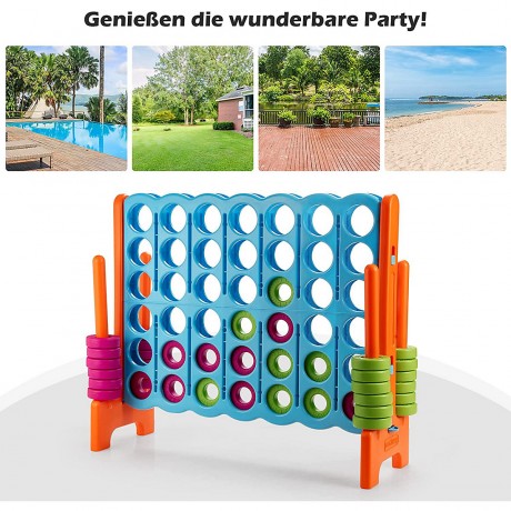 COSTWAY Vier Gewinnt Spiel Spielbrettsatze Соедините четыре набора игровых досок