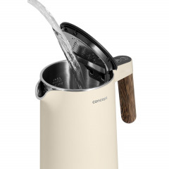 Concept Concept Wasserkocher RK3304/RK3305, 1.5 l, 2200,00 W, Norwood Wasserkocher aus Edelstahl Dunkelgrau Чайник Concept RK3304/RK3305, 1,5 л, 2200,00 Вт, Чайник Norwood из нержавеющей стали