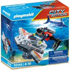 PLAYMOBIL PLAYMOBIL 70145 Seenot: Tauchscooter im Rettungseinsatz PLAYMOBIL 70145 Distress: самокат для дайвинга в спасательных операциях