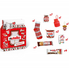 Nutella Adventskalender 3stk, Адвент-календарь 2025, 24 сладких сюрприза, шоколадный новогодний подарок, 528 г x 3 штуки