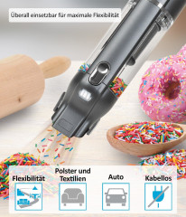 Genius Genius Akku-Handstaubsauger INVICTUS ONE 3.0e Zubehor Staub-Set 5-tlg., Staub Set 5tlg.  Беспроводной ручной пылесос Genius INVICTUS ONE 3.0e аксессуары набор для пыли 5 шт., набор для пыли 5 шт.