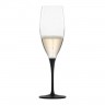 Eisch Eisch Kaya Schwarz Champagnerglas mit Moussierpunkt h: 235 mm / 278 ml Бокал для шампанского Eisch Kaya черный с муссом, высота: 235 мм / 278 мл