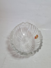 Салатница винтажная Anna Hutte, хрусталь, 19 x 13,5 x 8 см, Германия, 1960-1970гг.