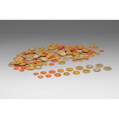 Wissner aktiv lernen Spielgeld Munzen grosser Satz (160 Munzen) Большой набор игровых монет (160 монет)