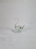 Фигурка винтажная Murano Glas "Лебедь", прозрачное стекло с яркими вкраплениями, 12 см, Италия, 1960-70гг.