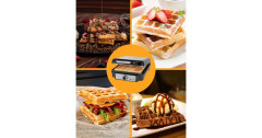 ProfiCook ProfiCook Waffelautomat PC-WA 1241, Waffeleisen schwarz/edelstahl, 1.200 Watt  schwarz/edelstahl Вафельница ProfiCook PC-WA 1241, вафельница черная/нержавеющая сталь, 1200 Вт