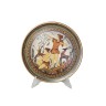 Тарелка декоративная винтажная Greece "Артемида. Лучники", коллекционная, 28,5 см, Греция, 1960-70гг.
