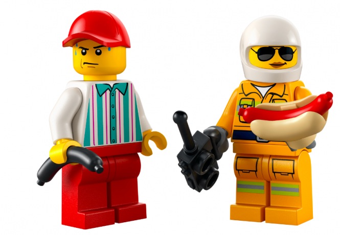 LEGO City Fire 4er Set, ЛЕГО НАБОР 60318 Пожарный вертолёт + 60319 Пожарная бригада и полицейская погоня + 60320 Пожарная часть + 60321 Пожарная команда