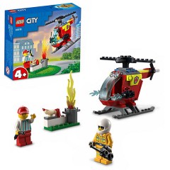 LEGO City Fire 4er Set, ЛЕГО НАБОР 60318 Пожарный вертолёт + 60319 Пожарная бригада и полицейская погоня + 60320 Пожарная часть + 60321 Пожарная команда