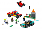 LEGO City Fire 4er Set, ЛЕГО НАБОР 60318 Пожарный вертолёт + 60319 Пожарная бригада и полицейская погоня + 60320 Пожарная часть + 60321 Пожарная команда