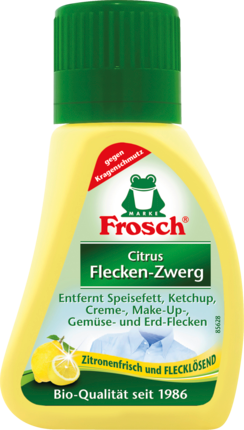 Frosch Flecken-Zwerg, Пятновыводитель для Всех Типов Тканей от Любых Видов Пятен с Цитрусовым Ароматом75 мл