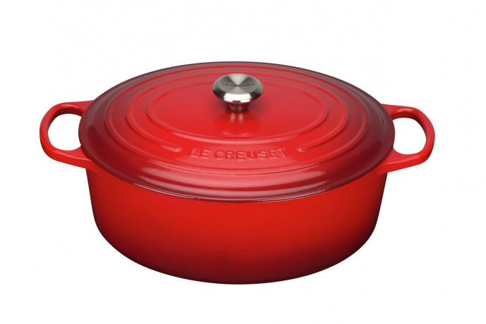 Le Creuset LE CREUSET Br\u00e4ter oval 35cm Kirschrot rot LE CREUSET Br&gt;4ter овал 35см вишнево-красный