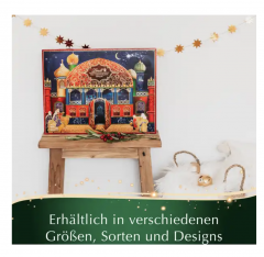 Lindt 1001 Weihnachts-Traum Adventskalender 2024 Адвент календарь &quot;1001 ночь&quot; с 24 сладкими сюрпризами, 48см × 36см, 281грамм  