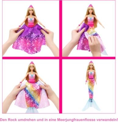 Mattel Barbie Dreamtopia 2-in-1 Prinzessin  Meerjungfrau Puppe Кукла Barbie Dreamtopia 2-в-1 принцесса-русалка