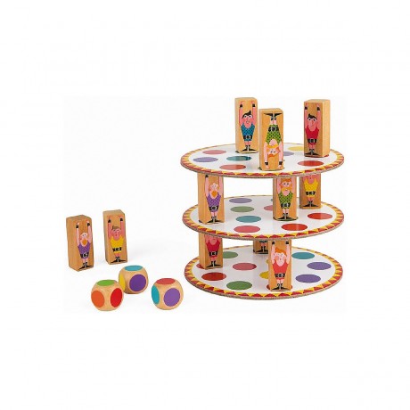 Janod Wackelturm-Spiel Acrobat Игра Acrobat с качающейся башней