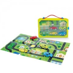 Toi-Toys TURBO RACERS Sammelkoffer mit 4 Rallye-Autos Коллекция TURBO RACERS с 4 раллийными автомобилями