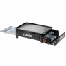 Mianova Mianova Gaskocher Campingkocher Tischgrill Gas Grill im Koffer, 4 Spiesse + Rost Platte Grillplatte Outdoor BBQ Barbecue Tisch Camping Herd Kocher Notfall Campingherd Notfallkocher  Газовая плита Mianova, походная плита, стол-гриль, газовый гриль 