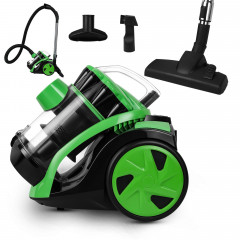 Clanmacy Clanmacy Akku-Bodenstaubsauger Zyklon Hybrid Staubsauger FAMILY  PETS, beutellose Multi-Zyklon-Technologie, beutellos, mit Wasserfilter fur kraftvolle Beseitigung von Tierhaaren und grundliche Entfernung von Tiergeruchen  Беспроводной пылесос Cla