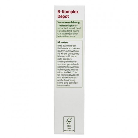 altapharma Vitamin B Komplex Depot Tabletten Витамин Таблетки Комплекс витамина D для уменьшения усталости 15 г