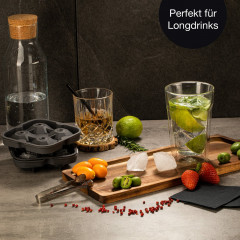 Moritz &amp; Moritz Moritz &amp; Moritz Eiswucrfelform Diamanten 2er Set  grau Набор бриллиантов в форме кубиков льда Moritz &amp;amp; Moritz, 2 шт.