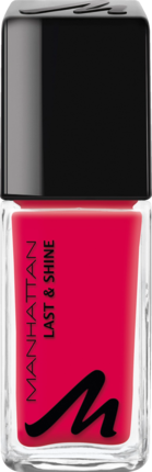 MANHATTAN Cosmetics Лак для ногтей Last & Shine Nail Polish 610 RED-TASTIC, 10 мл