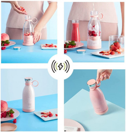 iceagle iceagle Akku-Smoothie-Maker 350ml Mini-Mixer, frischer Saft, kleiner Mixer mit USB, 20000r/min, 304 sus, leicht zu tragen, Anti-False-Touch  Беспроводная смузи-мейкер Iceagle, мини-блендер на 350 мл, свежий сок, небольшой блендер с USB, 20000 об/м