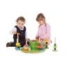 SINA®SPIELZEUG Holzspielzeug Garten Steckspiel Подключаемая игра в сад с деревянными игрушками
