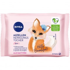 Nivea Mizellen Reinigungstucher 3in1  Мицеллярные очищающие салфетки 3в1