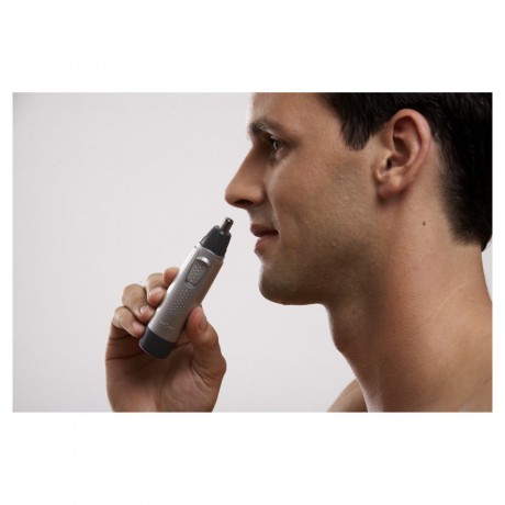Braun Trimmer furs Gesicht quot;Ohr-/Nasenhaartrimmer EN 10quot; in Silber  Триммер для лица &quot;триммер для волос в ушах/носу EN 10&quot; в серебре