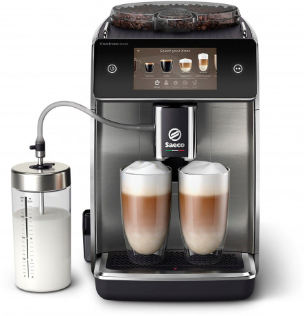 Saeco Saeco Kaffeevollautomat Saeco GranAroma Deluxe SM6685/00, Pflegeset CA6707/10 im Wert von UVP 49,99€  Полностью автоматическая кофемашина Saeco Saeco GranAroma Deluxe SM6685/00, набор для ухода CA6707/10, рекомендуемая розничная цена 49,99 евро.