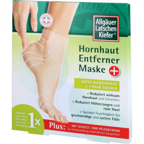 Allgauer Latschenkiefer ALLGAUER LATSCHENK. Hornhaut Entferner Maske plus  АЛЬГАУ ЛАЧЕНК. Маска для удаления мозолей плюс