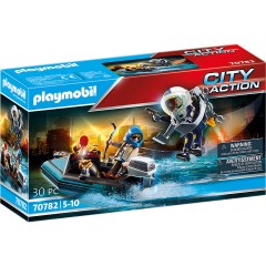 PLAYMOBIL PLAYMOBIL 70782 Polizei-Jetpack: Festnahme des Kunstraubers PLAYMOBIL 70782 Police Jetpack: арестуйте вора произведений искусства