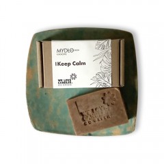 WE LOVE CANDLES Seife Go Green Keep Calm 100g  Мыло Go Green Keep Calm 100г
