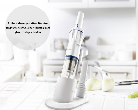 Genius Genius Akku-Handstaubsauger Invictus One 1.0, 90,00 W, beutellos, Handstaubsauger 9-tlg beutellos  kabellos Anthrazit Беспроводной ручной пылесос Genius Invictus One 1.0, 90.00 Вт, без мешка, ручной пылесос, 9 предметов без мешка, беспроводной