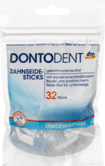 DONTODENT Zahnseide-Sticks Тонкие палочки для межзубного пространства, 32 шт