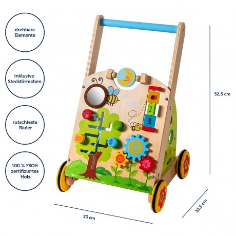 myToys ORIGINALS Lauflernwagen Holz Детские ходунки из дерева
