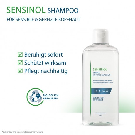 Ducray SENSINOL Shampoo mit Physio-Hautschutz Шампунь SENSINOL с физиозащитой кожи