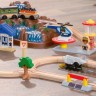 KidKraft Holzeisenbahnset Mountain mit Aufbewahrungsbox Деревянный поезд Гора с ящиком для хранения
