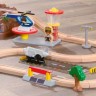 KidKraft Holzeisenbahnset Mountain mit Aufbewahrungsbox Деревянный поезд Гора с ящиком для хранения
