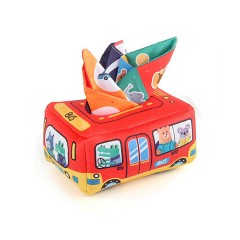 Vetaka Taschentuchbox Baby Montessori Spielzeug fur Kinder Коробка для салфеток Baby Монтессори игрушка для детей