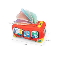 Vetaka Taschentuchbox Baby Montessori Spielzeug fur Kinder Коробка для салфеток Baby Монтессори игрушка для детей