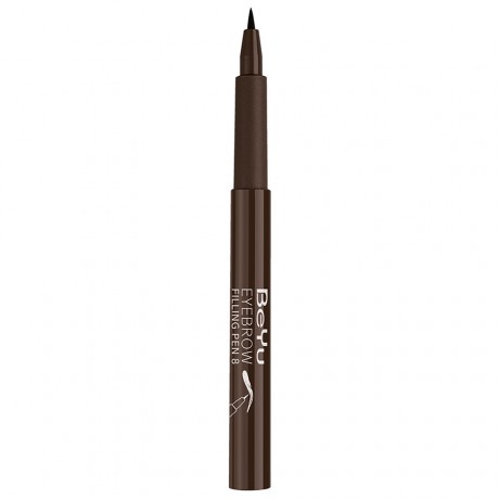 Подводка-фломастер для бровей BeYu Eyebrow Filling Pen, оттенок 8 Dark Brown