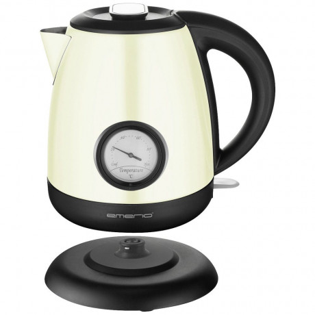 Emerio Emerio Wasserkocher EMERIO WK-109795.2 Wasserkocher schnurlos Schwarz, Gelb, 1.00 l, 200 W Чайник Emerio EMERIO WK-109795.2 беспроводной чайник черный, желтый, 1,00 л, 200 Вт